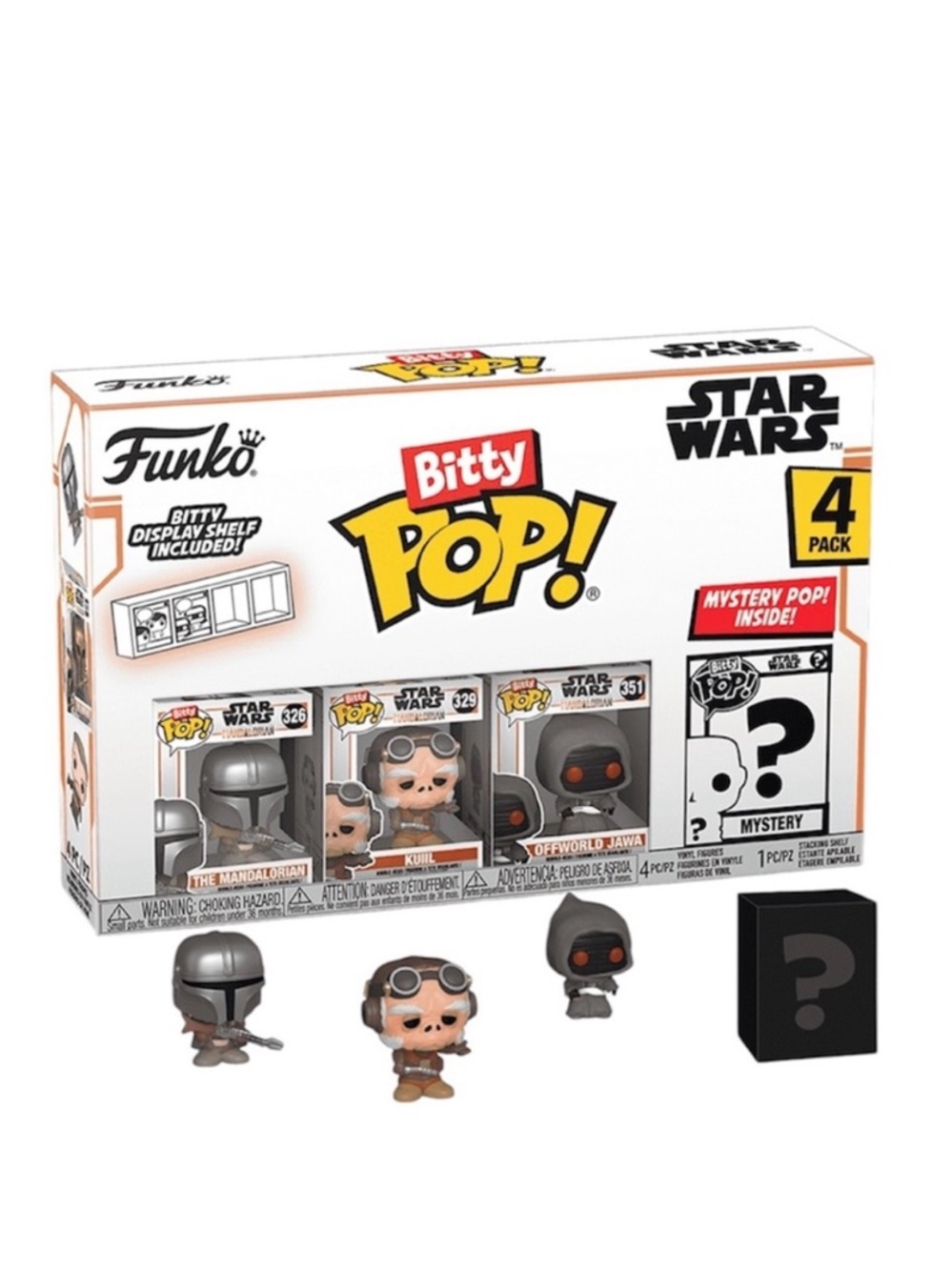 NEW Funko Bitty Pop! Star Wars The Mandalorian 4-Pack Series 2 NEW IN BOX NIB